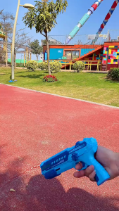 High low speed Magic Glider Catapult LED light aeroplane launcher aerobatic kids toy airplane gun mainan kapal terbang