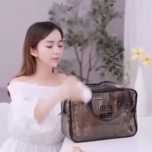 กระเป๋าทรงน่ารัก ยอดฮิต บรรจุของเยอะ แบบใหญ่แบบเล็ก เพื่อจัดระเบียบกันน้ำ ใส่เครื่องสำอางได้ คุณภาพเยอะ รูปแบบปกติที่สะอาด