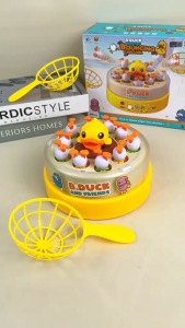 Mainan Edukasi Bebek Berputar Permainan Tangkap Bebek Bola Lompat
