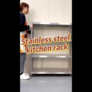 Kitchen Racks Organizer Shelf Heavy Duty Kitchen Storage Cabinet Microware Oven Rack Display Rack Bathroom Storage Rack