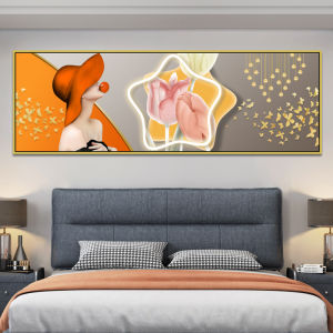 Bedroom Decorative Wall Art Stickers Self Adhesive Waterproof PVC Flat Wall Mural Paper Modern Minimalist Style Room Decoration