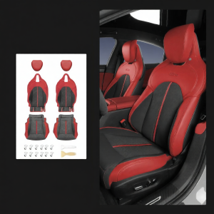 Su7Ultra Compatible Car Seat Pad Full Wrap Flocking Leather Year Round
