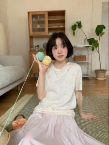 NIHAOKANONG | Áo Thun Form Rộng In Hình Ngựa