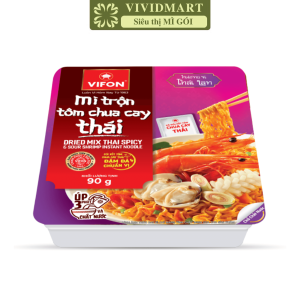 [KHAY LẺ] - VIFON - Mì khay trộn Vifon 2 vị: Pad Thái Tôm chua cay Thái Vifon mì khay trộn Mì trộn Vifon (90g/khay)