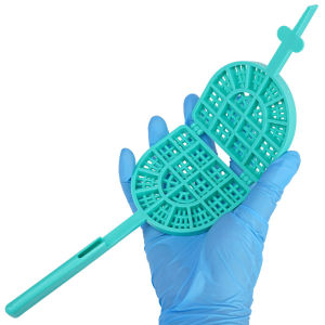 PIORPOY 1Pc Dental Injection Molding Tooth Washing Racket Colored Dentistry Wash Tray Toolfor Porcelain Cleaning Denture Wash