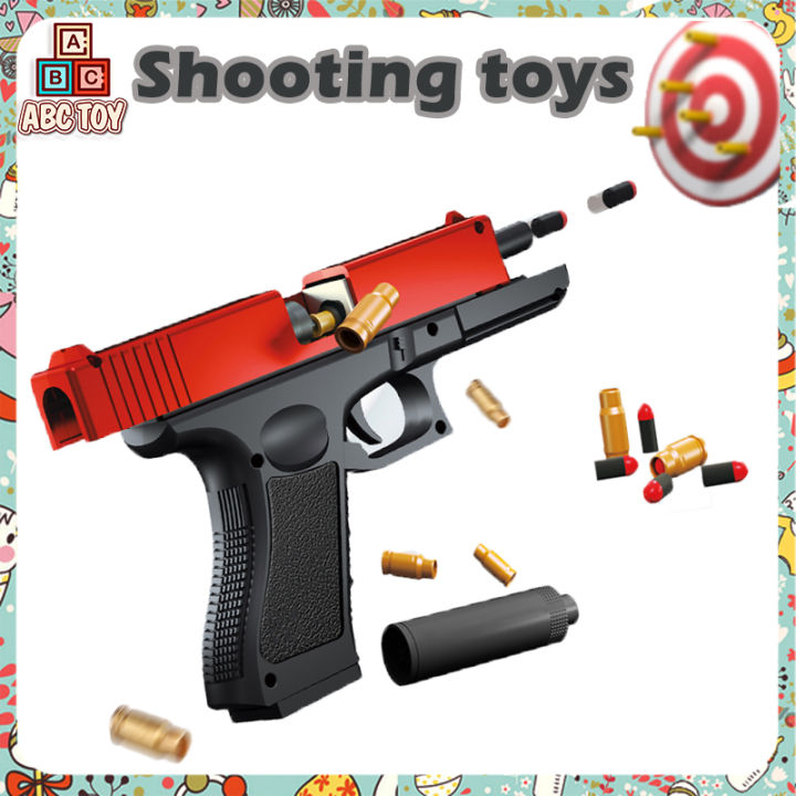 Shooting ToyGlock Pistol Children Soft Bullet Gun Toy Children's Gifts toy gun soft bullet gun