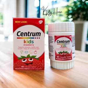 KẸO NHAI CENTRUM KIDS STRAWBERRY 60 VIÊN CHÍNH HÃNG