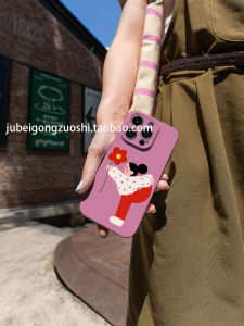 Thickened Full Cover iPhone 17 pro Max Phone Case Floral Girl Artistic Style Lightweight Creative Design Apple 17 Series