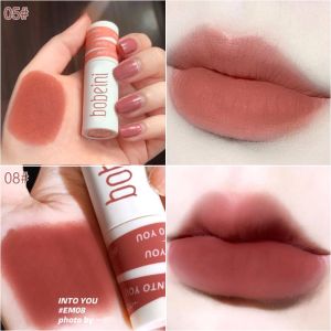 NYL  Bobeini Korean version lip gloss and blush dual-use matte lipstick color non-fading waterproof moisturizing long-lasting lip mud lip glaze