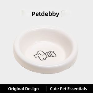 Petdebby | Bát Thú Cưng Chống Ngã Môi Rộng Bảo Vệ Cổ