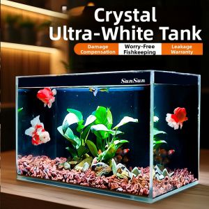 sunsun | Transparent Glass Aquarium Ecological Planting Easy Maintenance