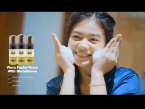 VIERA Foam Facial Wash Low pH 120ml dengan Centella Asiatica, Niacinamide, dan Squalane Cleanser Facial Foam Menyamarkan Kerutan Wajah & Menjaga Elastisitas