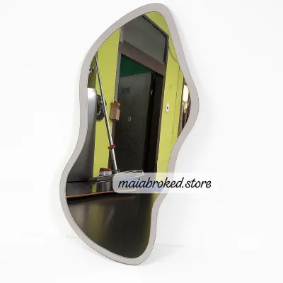Kaca Cermin Aestetic Model Abstrax Cermin rias make up Gantung Dinding 60x28