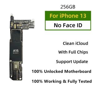 100% Unlocked Motherboard For iPhone 13 Pro Max With/No Face ID Logic Board For iphone 13 mini 13 Pro Clean iCloud Mainboard
