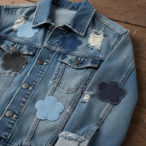 3PCS Iron-on Patches Star/Heart/Flower Design Fabric Patches Jeans Patches Cute Pattern Iron On Design Applique Patches