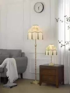 Standing Lamp Nordic Stand Lamp Light Standing Floor Lamp American Tassel French Floor Lamp Sofa Floor Lamp