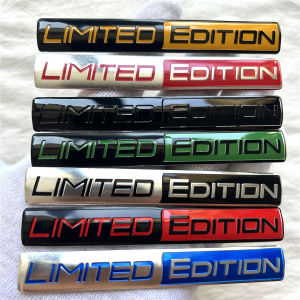 2pcs Metal Limited Edition car logo suitable for body trunk tail side car sticker decal decorative accessories