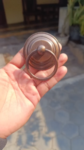 Tarikan Pintu Lemari Kuningan Antik Motif Gebyok 84