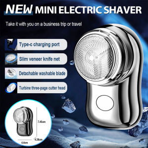 Mini Electric Shaver for Men Electric Shaver Rechargeable Travel Shave Portable Electric Razor Shaver for Men Japan Made Mini Razor Disassembled Water Washing Shaving Knife Quiet Mini Razor Dry Painless Shaver Machine