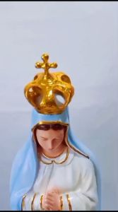 Patung Bunda Maria Fatima dengan Mahkota Tinggi 86 cm - PR 31 (Sudah Termasuk Bubble wrap 6 Meter)