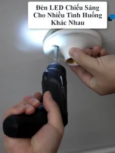 Máy khoan pinMáy khoan điện không dây Tuốc nơ vít điện không dây 1800MAH Máy khoan cầm tay xoay 90 °Thuận tiện và dễ sử dụng