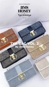 JIMS HONEY New Tya Bag Vol.2 Tas Selempang Wanita Tali Rantai Desain Klasik Elegant