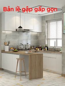 Bản lề gập thông minh bằng inox chịu tải 80kg - Bản lề gấp gọn - Ke gập gọn làm bàn kệ treo tường