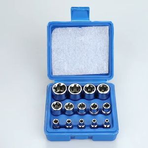 Bộ 14 Chiếc Ổ Cắm Điện Cho Đầu Cái Hình Sao Torx 1/4 Bộ Dụng Cụ Cầm Tay E4 E5 E6 E7 E8 E10 - TUOSEN