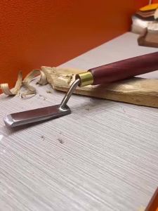 1PC Dụng Cụ Cạo Gỗ Cổ Ngỗng Cao Cấp Đục Thép Trắng Dụng Cụ Cầm Tay Chính Xác Dùng Cho Chế Tác Gỗ Tỉa Chi Tiết & Đánh Bóng