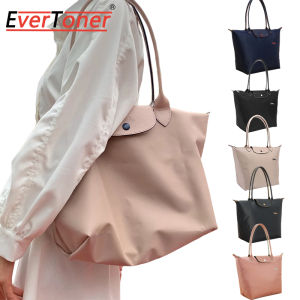 EverToner Le Pliage Handbag Long Handle Large Women Tote Bag Dumpling Shape Short Handle Small Lady Bag