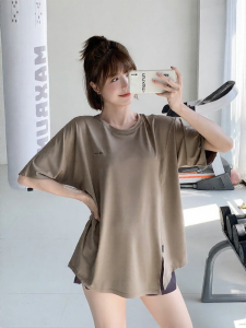MaxRun World | Loose Fit Quick Drying Womens Exercise Tshirt