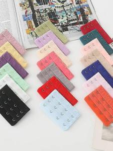 Extended Three Row Three Button Bra Back Clip Connector Hook And Eye Closure Standard Hardware Accessory for Underwear