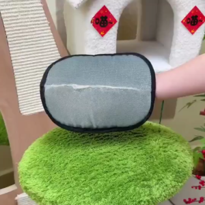 3 Pcs Pet Electrostatic Hair Removal Gloves Reusable Hair Scrubber Sticky Hair Brush Carpet Hair Cleaner for Furniture Car Couch Clothes Bedding Carpet