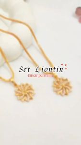 Cute Jewelry Kalung dewasa model permata C178 lapis emas