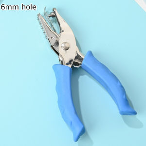 1Pc 3/6mm Single Hole Metal Punch Round Circle Puncher With Soft Anti Slip Grip Handles For Paper Scrapbooking DIY Craft