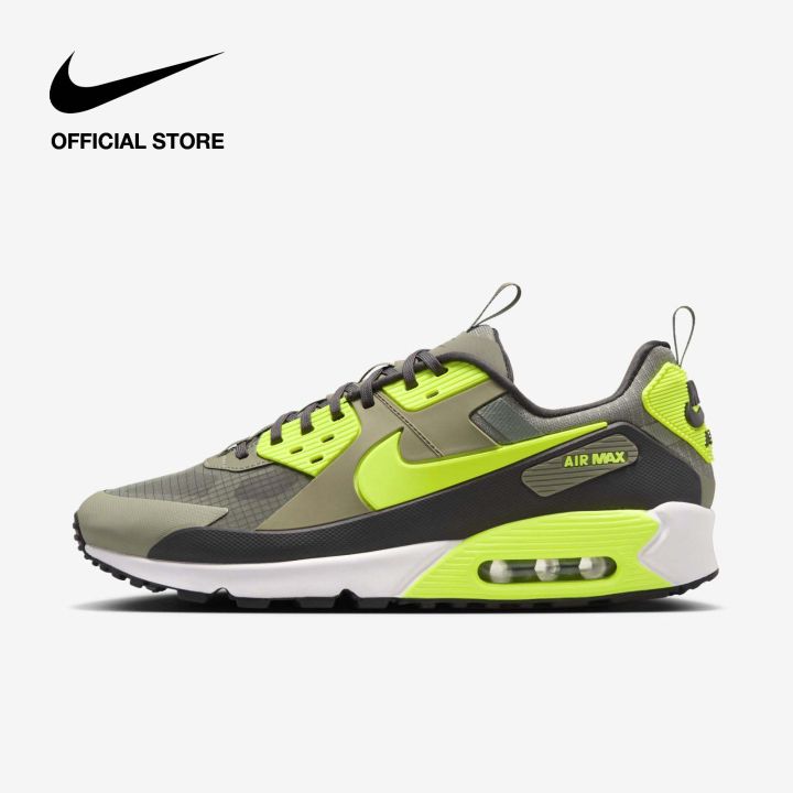 Nike Mens Air Max 90 Drift Shoes Light Army [FB2877-301] Sepatu