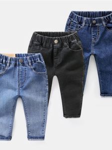 Boys Jeans Casual Fashionable Versatile Long Pants for Spring Childrens Clothing Tagkita Brand Other Material Family Outfit