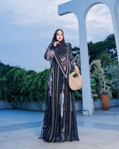 LAREESA SERIES GAMIS PREMIUM SET KHIMAR ALYA SYARI (cek stock)
