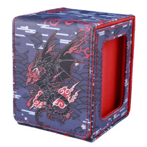 ​Infinite Potential TCG Card Case Red Eyes Black Dragon Theme 120+ Large Capacity Storage Deck Box for PTCG YGO TCGMTG Cards
