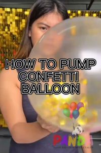 [PANDA] 12 inch Latex Colorful Sequin Confetti Balloon Belon Party Design Decoration Wedding Birthday Celebration