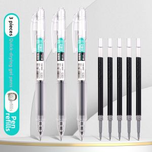 deli | Quick Drying Transparent Student Exam Pen 0.5mm