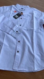 kemeja pria lengan panjang kain katun halus NX001A NEEGS