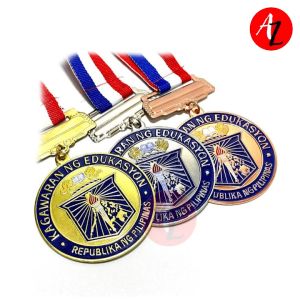 Recognition Graduation ACADEMIC Medal 6CM (Gold Silver Bronze) SOLD PER PIECE