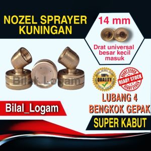 NOZEL SPRAYER  LUBANG 4 BENGKOK GEPAK KABUT UNIVERSAL