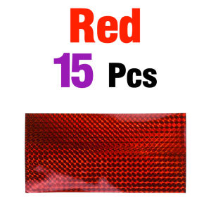 MNFT 15Pcs Fishing Lure Tape Reflective Fish Scales Lure Sticker Holographic Adhesive Luminous Lure Making Sticker for Fishing