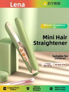 LENA | Lena Mini Portable Hair Straightening And Curling Iron Dual Use Straightening Clamp Travel Friendly Ceramic Heated Styling Tool