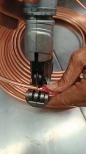 5 หุน ท่อทองแดง 5/8 #22 หนา 0.70 มม. คลิกที่ชื่อของสินค้าเพื่อเลือกขนาด 1-5 เมตร ยี่ห้อ KR