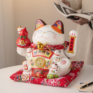 Lucky Cat Decoration Waving Shop Opening Home Living Room Cashier Coin Bank Office Gift Automatic Shaking Hand