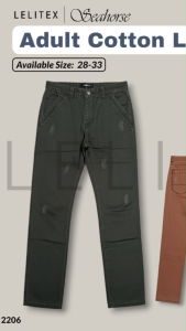 [Lelitex] Mens Cotton Fashion Fit Long Pants Thick Drill Twill Cotton Washed Designed Young Man Pockets Non-Stretchy Patterned