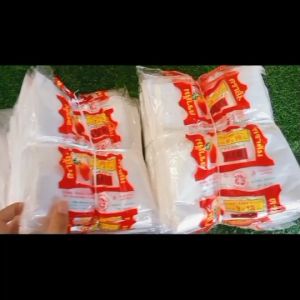 ถุงพลาสติก HD100% ตราส้ม ถุงหูหิ้้ว - 1 มัด 10 แพค